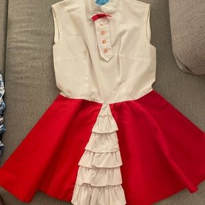 Vintage Cheerleader Outfit Dress